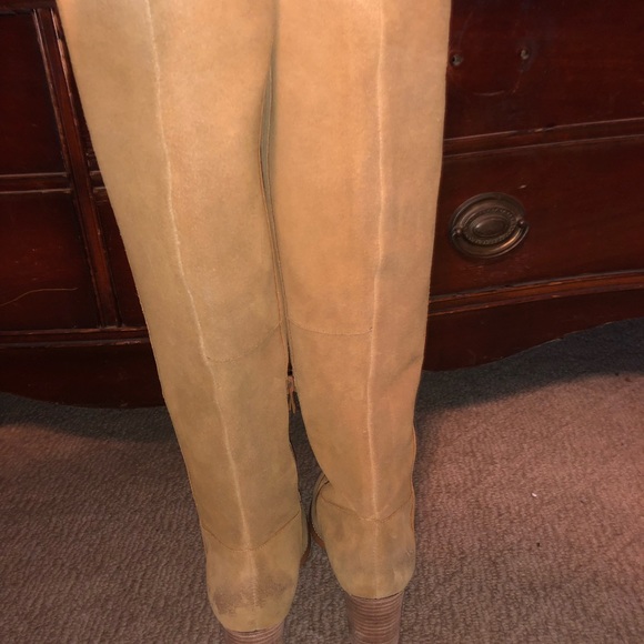 Real Suede Leather boots women’s 8.5 - Picture 6 of 8